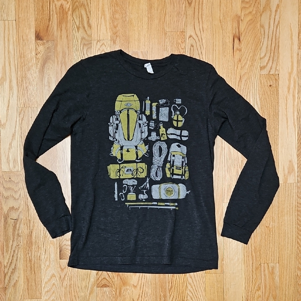 Black Long Sleeve Graphic Tee